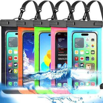 📱 Universal Waterproof Phone Pouch – 5-Pack Multicolor Dry Bags Profile Picture