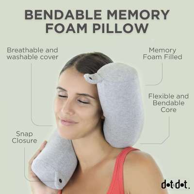 🧠 Memory Foam Travel Pillow – Neck & Lumbar Support Profile Picture