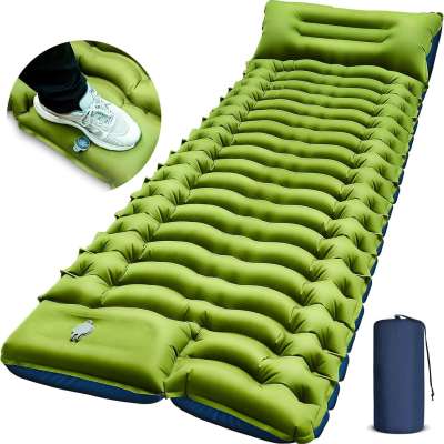 🛏️ Ultralight Inflatable Sleeping Pad – Built-in Foot Pump Profile Picture