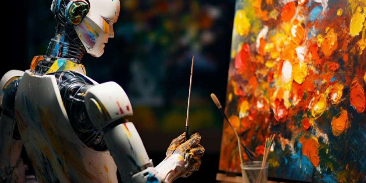 Replica Paintings: Artificial Intelligence Robots Compete with Artists with Their Brushes
