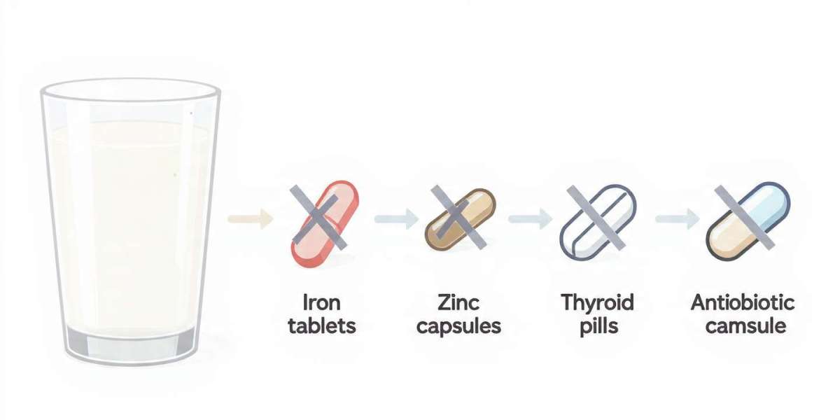 5 Supplements and Medications You Should Never Take With Milk (And Why)