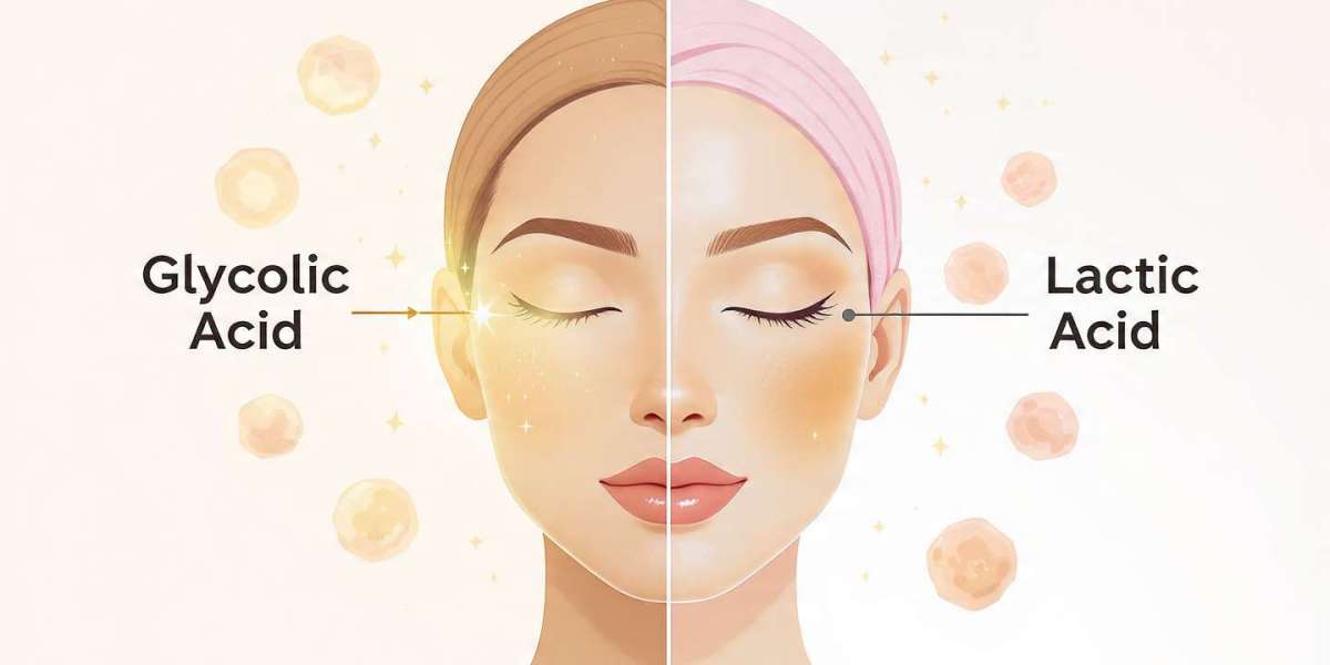 Glycolic Acid vs Lactic Acid for Sensitive Skin: A Complete Guide to Gentle, Effective Skincare