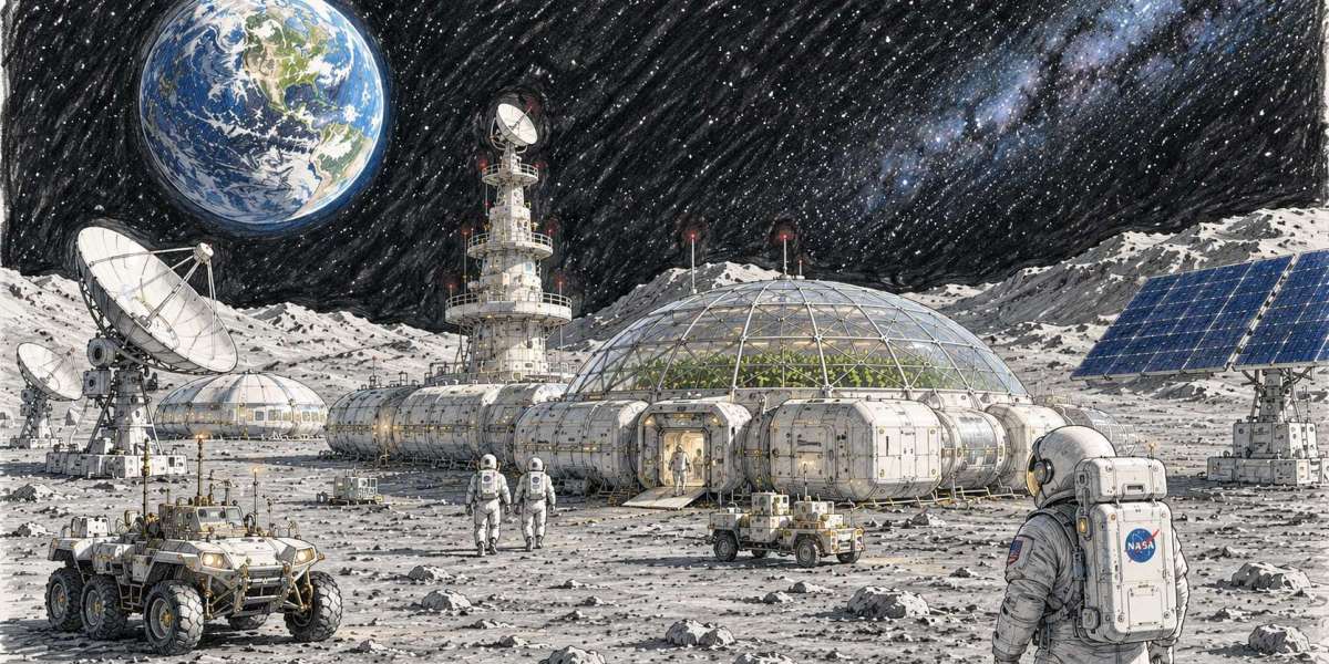 NASA Reveals Ambitious Plan to Build a Permanent Moon Base for Human Life