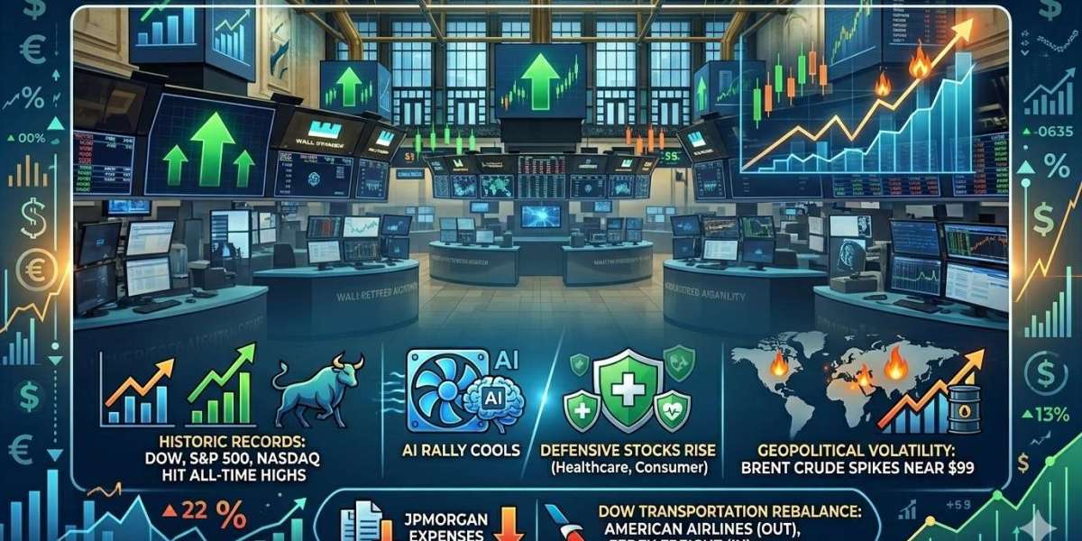 Global Markets Pivot: Wall Street Clinches Fresh Records as Defensive Stocks Cushion Cool Down in AI Momentum