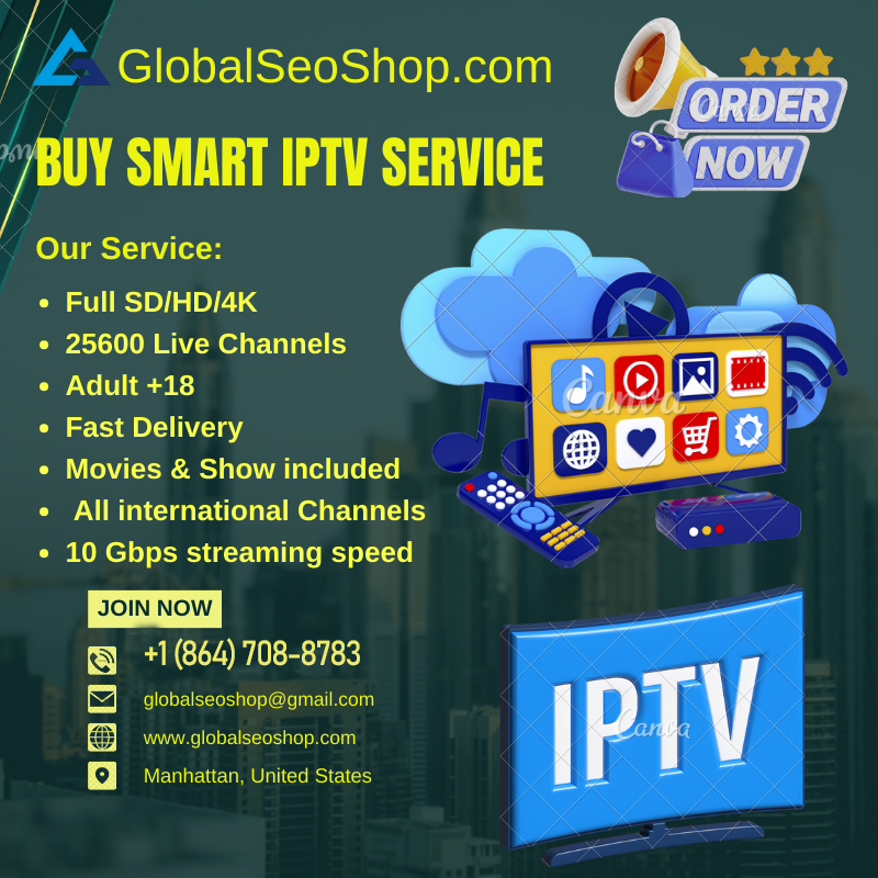 Affordable IPTV Subscription From GlobalSeoShop -4k IPTV Subscription