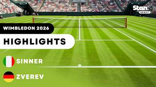 Sinner v Zverev Highlights | Gentlemen's Singles Final | Wimbledon 2026